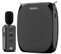 Amplificateur de Voix Microphone Lavalier sans Fil Amplificateur de Voix Shidu Amplificateur Vocal Haut-Parleur de système de sonorisation avec Microphone enfichable 10W
