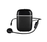 Amplificateur de Voix, Mini Amplificateur Vocal HIFI Portable For L'enseignement, Microphone Sans Fil, Haut-parleur, Prend En Char L'enregistrement HD Sur Carte TF