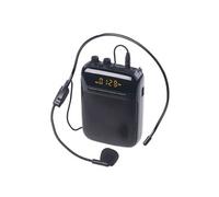 Auvisio Amplificateur de voix numérique 10 W – Enregistrement, écran, FM, USB, microSD, batterie