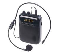 auvisio Amplificateur de Voix : amplificateur Vocal numérique, Enregistrement, écran, FM, USB, microSD, Batterie (amplificateur de Voix, amplificateur Vocal pour Guides, amplificateur de Micro)