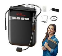 Amplificateur de voix personnel - Système sonore léger, haut-parleur sans fil | Boîte audio à clipser, amplificateur de conversation portable, unité portable parfaite pour projeter une voix claire