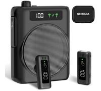 Amplificateur de Voix Portable avec Microphone Cravate sans Fil | Amplificateur Vocal Bluetooth, Amplificateur de voix sans fil pour enseignants, guides, entraîneurs, présentateurs