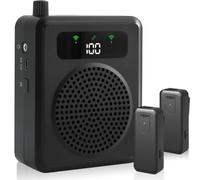 Amplificateur de Voix Portable avec Microphone Lavalier sans Fil, Amplificateur Vocal Portable pour Enseignants, Amplificateur Voix avec Micro de Sonorisation pour Plusieurs Endroits, Salle de Classe