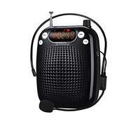 Amplificateur de Voix Portable SHIDU 10W Rechargeable amplificateur Voix Haut-Parleur avec Microphone de Casque système de sonorisation pour Enseignants, Formation, réunion, Guide Touristique