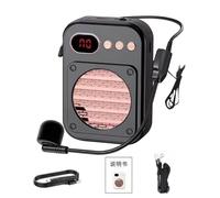 Amplificateur de voix pour enseignants - Mini mégaphone rechargeable personnel | Amplificateur avec autonomie de 12 heures, projection sonore portable pour l'enseignement en classe, les présentations