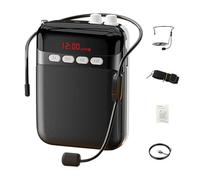 Amplificateur de voix rechargeable - Amplificateur de son portable pour enseignants | Microphone compact avec sangle réglable, longue durée de vie de la batterie, amplificateur de voix pour coaching