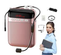 Amplificateur de voix rechargeable pour enseignants | Amplificateur de voix portable | Longue durée de vie de la batterie Sangle réglable pour enseigner les formateurs, chanteurs, entraîneurs