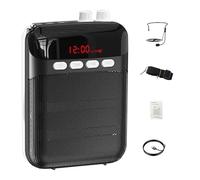 Amplificateur de voix rechargeable pour enseignants | Amplificateur de voix portable | Longue durée de vie de la batterie Sangle réglable pour enseigner les formateurs, chanteurs, entraîneurs