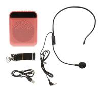 Amplificateur de Voix Rose pour Enseignants sans Fil K3 Portable | Lecture Musicale sans Fil, Volume Accru, Haut-parleurs Haute Fréquence, Aluminium Léger, Conférences et Extérieur
