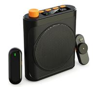 Amplificateur de voix sans fil pour enseignants, microphone et haut-parleur portables, mini haut-parleur mégaphone rechargeable, avec microphone à clip magnétique et ceinture, pour discours en classe