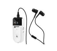 Amplificateur d'écoute Bluetooth 30dB pour TV PC Téléphone avec Micro Blanc