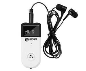 Amplificateur d'écoute Bluetooth avec Collier Magnétique Autonomie 8H Geemarc Blanc