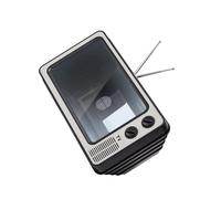 Amplificateur d'écran de style TV vintage de 35,6 cm, support pliable et anti-éblouissement, portable pour voyage, utilisation à domicile, home cinéma, écran de téléphone