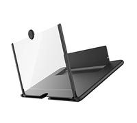 Amplificateur d'Écran de Téléphone, 14 Pouces, Protection des Yeux, Loupe d'Écran Portable, Noir, pour Images Haute Définition