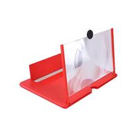 Amplificateur D'écran de Téléphone Portable 3D, Support ABS Verre Noir | Vision Plus Nette pour Vidéo, Format Mini Portable, pour Téléphone et Cellulaire, Idée Présent Couleur Aléatoire