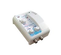 Amplificateur distributeur intérieur 2 sorties F UHF Tonna 402662 - Filtre LTE 700 4G 5G, Gain 26 x 2 dB, réglable avec mesureur LED