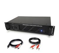 Amplificateur DJ de sonorisation - 2 x 240W - Ibiza Sound AMP300-MKII + câblages