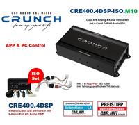 Amplificateur DSP Crunch CRE400.4DSP-ISO.M10 compatible avec Toyota Verso...