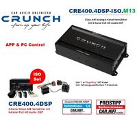 Amplificateur DSP Crunch CRE400.4DSP-ISO.M13 compatible avec Opel Vectra...