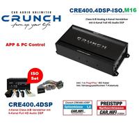 Amplificateur DSP Crunch CRE400.4DSP-ISO.M16 compatible avec Ford Kuga 2008...