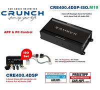 Amplificateur DSP Crunch CRE400.4DSP-ISO.M19 compatible avec logo Honda...