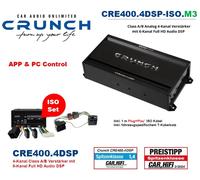 CRUNCH 4CH DSP AMP - CRE400.4DSP-ISO.M3 Amplificateur 4 Canaux Pour Voiture
