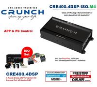 Amplificateur Crunch CRE400.4DSP-ISO.M4 DSP Plug & Play compatible avec Opel