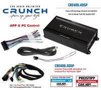 Amplificateur DSP Plug & Play Crunch CRE400.4DSP-ISO.M17 compatible avec Mazda
