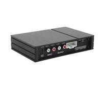 Amplificateur DSP pour voiture, 4 canaux, entrée, HD, Bluetooth, contrôle via application, système audio universel 12 V avec puissance de crête de 4 x 90 W pour haut-parleurs