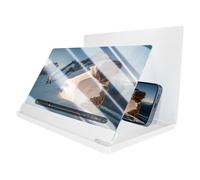 Amplificateur Ecran 12 pouces pour Smartphone avec Lentille HD Blanc