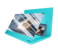 Amplificateur Ecran 12 pouces pour Smartphone avec Lentille HD Bleu