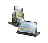 Amplificateur Ecran HD 12'' pour Téléphone Mode Vertical Horizontal Noir