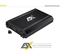 Amplificateur ESX SXE250.2 2 canaux 500 watts RMS avec télécommande niveau...