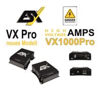 Amplificateur ESX VX1000 PRO Ultra Class D Digital Mono 1 canal 1250 watts RMS