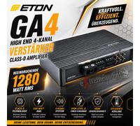 Amplificateur ETON GA 4 haut de gamme 4 canaux 1280 watts RMS