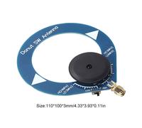 Amplificateur haute impédance petite antenne boucle,donut 1Hz-300MHz antenne à ondes courtes 5V 600mA pour HackRF One pour SDR Walperforated Talkie Blue