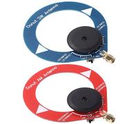 Amplificateur haute impédance petite antenne boucle,donut 1Hz-300MHz antenne à ondes courtes 5V 600mA pour HackRF One pour SDR Walperforated Talkie Blue and Red