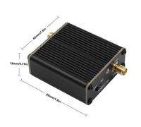 Amplificateur haute impédance petite antenne boucle,donut 1Hz-300MHz antenne à ondes courtes 5V 600mA pour HackRF One pour SDR Walperforated Talkie