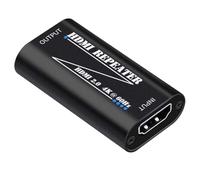 Amplificateur HDMI répéteur - Prend en charge 4K @ 60 Hz jusqu'à 20 m, amplificateur de signal Plug & Play pour Fire Stick, jeux, home cinéma