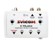 amplificateur hf/rj45 - pour distribution sur réseau ethernet - evicom eprj454