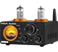 Amplificateur Hi-Fi Bluetooth Nobsound, puissance de sortie 100W, supporte les entrées USB et coaxiales, design élégant avec VU-mètre