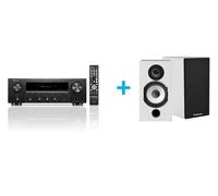 Amplificateur Hi-Fi Denon DRA-900H Noir + une paire d’enceintes bibliothèque Cabasse Antigua MT32/2 Blanc mat