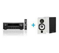 Amplificateur Hi-Fi Denon DRA-900H Noir + une paire d’enceintes bibliothèque Cabasse Antigua MT32/2 Blanc mat Noir E