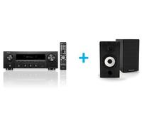 Amplificateur Hi-Fi Denon DRA-900H Noir + une paire d’enceintes bibliothèques Cabasse Antigua MT32/2 Noir ébène