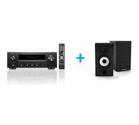 Amplificateur Hi-Fi Denon DRA-900H Noir + une paire d’enceintes bibliothèques Cabasse Antigua MT32/2 Noir ébène Noir E