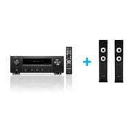 Amplificateur Hi-Fi Denon DRA-900H Noir + une paire d’enceintes colonne Cabasse Jersey MT32/2 Noir Ebène