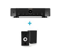 Amplificateur Hi-Fi Marantz Stéréo 70 Noir + une paire d'enceintes bibliothèque Cabasse Antigua MT32/2 Noir ébène