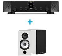 Amplificateur Hi-Fi Marantz Stéréo 70 Noir + une paire d'enceintes bibliothèque Cabasse Antigua MT32/2 Blanc mat Noir E