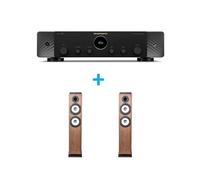 Amplificateur Hi-Fi Marantz Stéréo 70 Noir + une paire d'enceintes colonne Cabasse Jersey MT32/2 Edition spéciale Noyer
