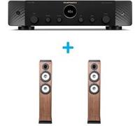 Amplificateur Hi-Fi Marantz Stéréo 70 Noir + une paire d'enceintes colonne Cabasse Jersey MT32/2 Edition spéciale Noyer Noir E